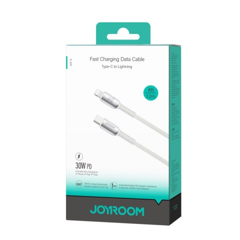 Kabel przewód Cutting-Edge Series 30W USB-C - iPhone Lightning 1.2m - szary Kabel przewód Cutting-Edge Series 30W USB-C - iPhone Lightning 1.2m - szary