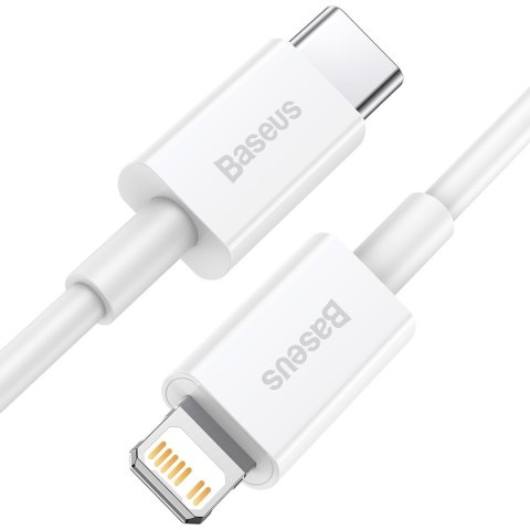 Kabel przewód Superior Series USB-C / Lightning PD 20W 2m - biały Kabel przewód Superior Series USB-C / Lightning PD 20W 2m - biały