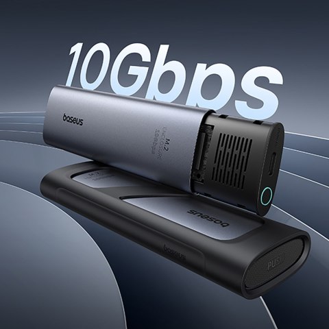 Kieszeń na dysk SSD do 8 TB FlyJoy M.2 NVMe 10 Gb/s UASP TRIM - szara Kieszeń na dysk SSD do 8 TB FlyJoy M.2 NVMe 10 Gb/s UASP TRIM - szara