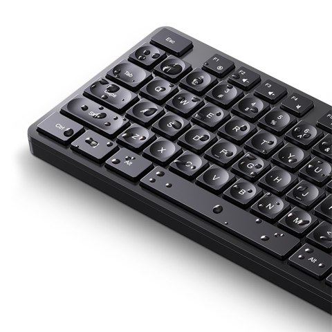 Klawiatura przewodowa z Num Lock do Windows MacOS iOS Linux 1.5 m - czarna Klawiatura przewodowa z Num Lock do Windows MacOS iOS Linux 1.5 m - czarna
