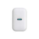 Ładowarka sieciowa USB-C PD 30W QC SFC + kabel USB-C 1m - biały