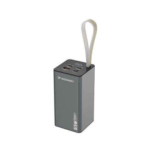 Powerbank K65+ 65W 30000mAh 2x USB-C 1x USB-A 65W - czarny Powerbank K65+ 65W 30000mAh 2x USB-C 1x USB-A 65W - czarny