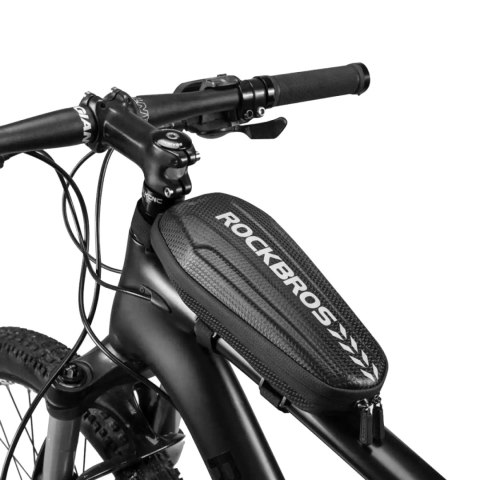 Torba rowerowa mocowana na kierownicę lub ramę 3l B62-1 - czarna Torba rowerowa mocowana na kierownicę lub ramę 3l B62-1 - czarna