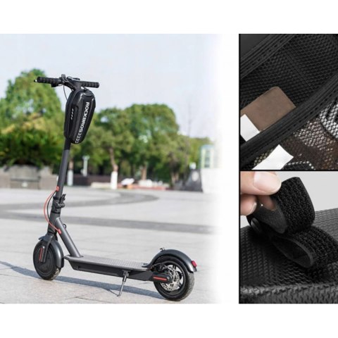 Torba rowerowa mocowana na kierownicę lub ramę 3l B62-1 - czarna Torba rowerowa mocowana na kierownicę lub ramę 3l B62-1 - czarna