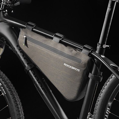 Torba rowerowa mocowane na ramę 5l AS-017 - ciemnozielona Torba rowerowa mocowane na ramę 5l AS-017 - ciemnozielona