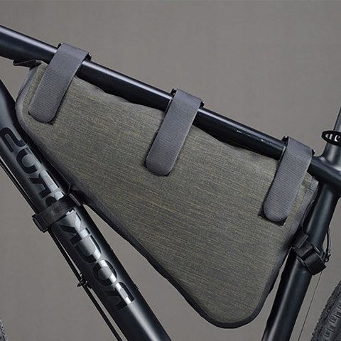 Torba rowerowa mocowane na ramę 5l AS-017 - ciemnozielona Torba rowerowa mocowane na ramę 5l AS-017 - ciemnozielona