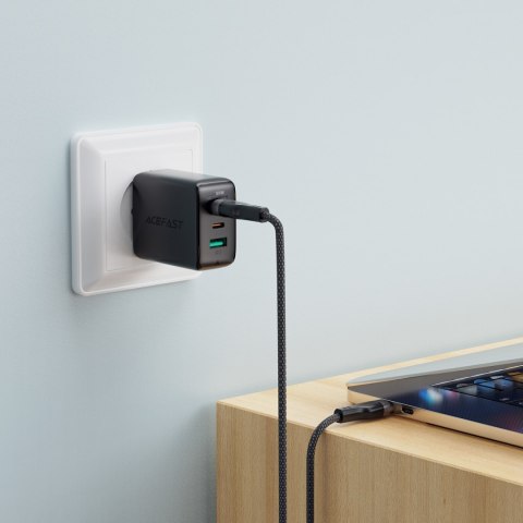 Kabel przewód USB-C 480Mb/s 100W z organizerem magnetycznym 1.2m - czarny Kabel przewód USB-C 480Mb/s 100W z organizerem magnetycznym 1.2m - czarny
