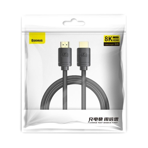 Kabel video HDMI High Definition Series 8K 1m - czarny Kabel video HDMI High Definition Series 8K 1m - czarny