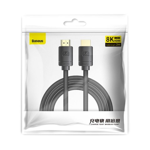 Kabel video HDMI High Definition Series 8K 2m - czarny Kabel video HDMI High Definition Series 8K 2m - czarny