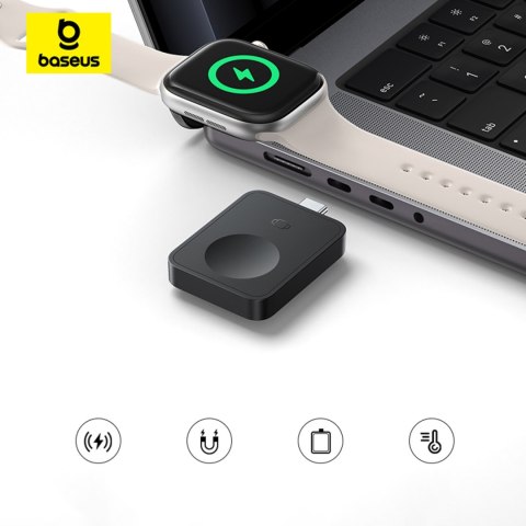Ładowarka indukcyjna magnetyczna do Apple Watch MagPro 2.5W - czarna Ładowarka indukcyjna magnetyczna do Apple Watch MagPro 2.5W - czarna