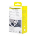 Powerbank QPow 2 20000mAh 30W z 2 wbudowanymi kablami USB-C - biały