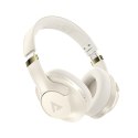 Słuchawki nauszne H4 ANC bezprzewodowe Bluetooth 5.3 IPX4 - beżowe