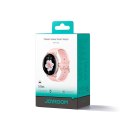 Smartwatch Classis Series JR-FC1 z funkcją odbierania połączeń IP68 - różowy