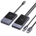 Transmiter HDMI bezprzewodowy nadajnik i odbiornik do 30m - czarno-srebrny