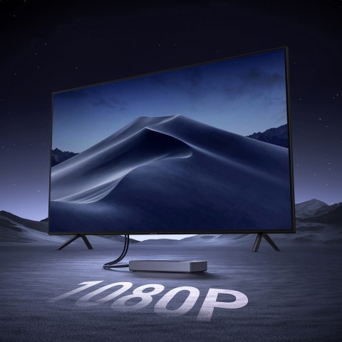 Transmiter HDMI bezprzewodowy nadajnik i odbiornik do 30m - czarno-srebrny Transmiter HDMI bezprzewodowy nadajnik i odbiornik do 30m - czarno-srebrny