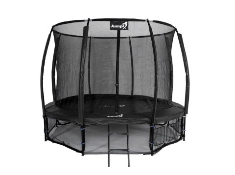 Trampolina Ogrodowa Jumpi 312cm/10FT Maxy Comfort Plus Czarna Z Wewnętrzną Siatką Trampolina Ogrodowa Jumpi 312cm/10FT Maxy Comfort Plus Czarna Z Wewnętrzną Siatką