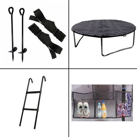 Trampolina Ogrodowa Jumpi 312cm/10FT Maxy Comfort Plus Czarna Z Wewnętrzną Siatką Trampolina Ogrodowa Jumpi 312cm/10FT Maxy Comfort Plus Czarna Z Wewnętrzną Siatką