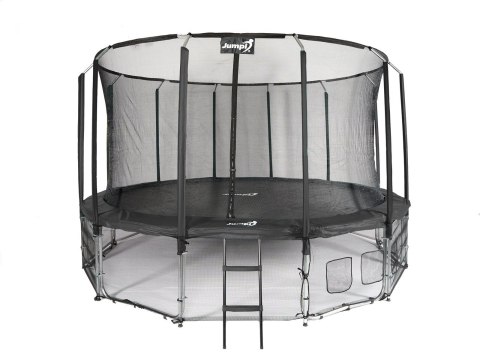 Trampolina Ogrodowa Jumpi 487cm/16FT Maxy Comfort Czarna Z Wewnętrzną Siatką Trampolina Ogrodowa Jumpi 487cm/16FT Maxy Comfort Czarna Z Wewnętrzną Siatką