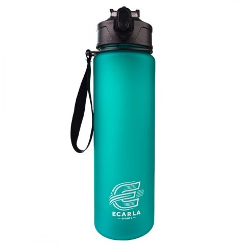 Butelka na wodę, sportowy bidon matowy 750ML turkus ECARLA SPORTS BD50 Butelka na wodę, sportowy bidon matowy 750ML turkus ECARLA SPORTS BD50