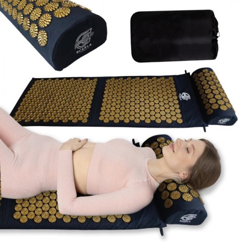Mata do akupresury, masażu, z poduszką ECARLA SPORTS 116 x 43 cm MATA11 Mata do akupresury, masażu, z poduszką ECARLA SPORTS 116 x 43 cm MATA11