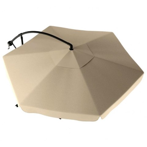 Parasol ogrodowy z wysięgnikiem i falbanką, kremowy 3,5 m. OGP10 Parasol ogrodowy z wysięgnikiem i falbanką, kremowy 3,5 m. OGP10