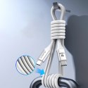Kabel przewód CDX 100W 5A Power Delivery USB-C 1m - biały