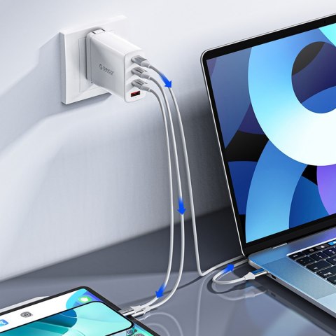 Kabel przewód CDX 60W 3A Power Delivery USB-C 1m - biały Kabel przewód CDX 60W 3A Power Delivery USB-C 1m - biały