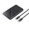 Kieszeń obudowa na dysk 25PW1C-C3 2.5'' HDD / SSD USB-C 6Gb/s - czarna