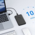 Kieszeń obudowa na dysk 25PW1C-C3 2.5'' HDD / SSD USB-C 6Gb/s - czarna