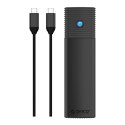 Kieszeń obudowa na dysk PWM2 M.2 NGFF SATA USB-C 5Gb/s - czarna