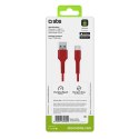 Kabel przewód USB-A - USB-C 1.5m - czerwony