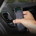 Uchwyt samochodowy magnetyczny na smartfona śr. 40 mm na kratkę nawiewu - czarny
