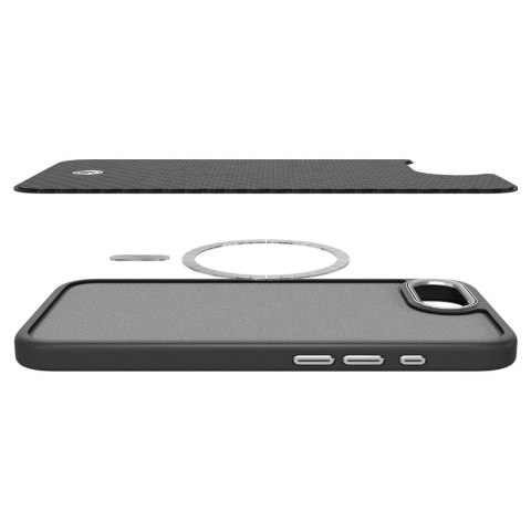 Etui case na iPhone 16e Enzo Aramid MagSafe - czarne Etui case na iPhone 16e Enzo Aramid MagSafe - czarne