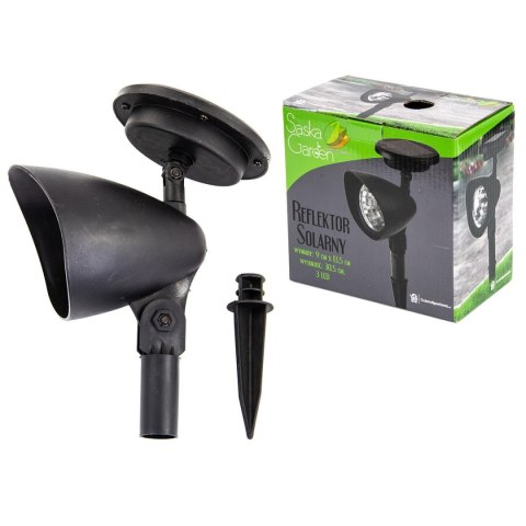 LAMPA SOLARNA REFLEKTOR 3 LED WBIJANY LAMPA SOLARNA REFLEKTOR 3 LED WBIJANY