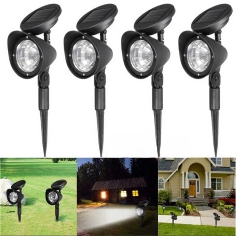 LAMPA SOLARNA REFLEKTOR 3 LED WBIJANY LAMPA SOLARNA REFLEKTOR 3 LED WBIJANY