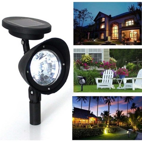 LAMPA SOLARNA REFLEKTOR 3 LED WBIJANY LAMPA SOLARNA REFLEKTOR 3 LED WBIJANY