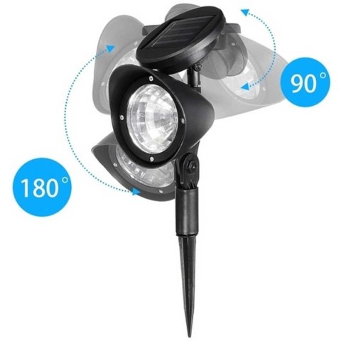 LAMPA SOLARNA REFLEKTOR 3 LED WBIJANY LAMPA SOLARNA REFLEKTOR 3 LED WBIJANY