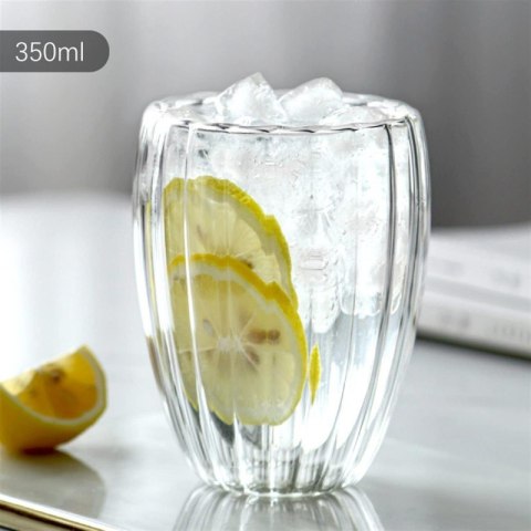 Szklanka termiczna Ryflowana 350 ml 1szt SZK43WZ2 Szklanka termiczna Ryflowana 350 ml 1szt SZK43WZ2