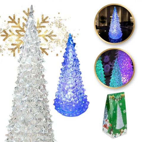 CHOINKA ŚWIECĄCA LED na baterię PLASTIK ŚWIĄTECZNA MIKOŁAJKI 27cm LAMP39 CHOINKA ŚWIECĄCA LED na baterię PLASTIK ŚWIĄTECZNA MIKOŁAJKI 27cm LAMP39