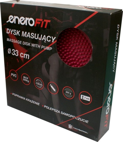 DYSK PODUSZKA SENSOMOTORYCZNA Z POMPKĄ 33CM RÓŻOWY ENERO FIT DYSK PODUSZKA SENSOMOTORYCZNA Z POMPKĄ 33CM RÓŻOWY ENERO FIT