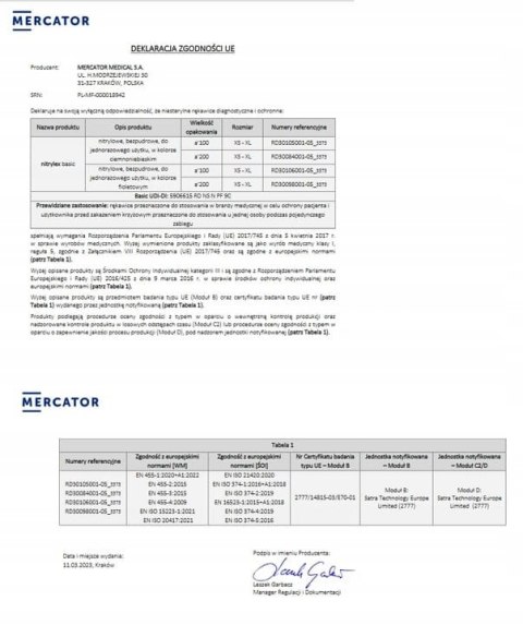 Rękawice Nitrylowe 100 sztuk / Niebieskie / Nitrylex Basic Dark Blue (L 8-9) Rękawice Nitrylowe 100 sztuk / Niebieskie / Nitrylex Basic Dark Blue (L 8-9)
