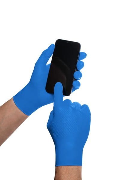 Rękawice Nitrylowe 50 szt. Gogrip Blue (9 - L) Rękawice Nitrylowe 50 szt. Gogrip Blue (9 - L)