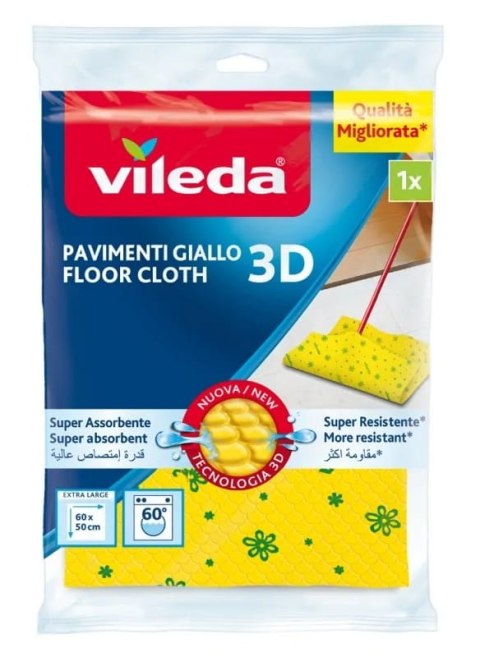 Ścierka do podłogi Vileda z Mikrofibry 3D 1 szt. Ścierka do podłogi Vileda z Mikrofibry 3D 1 szt.