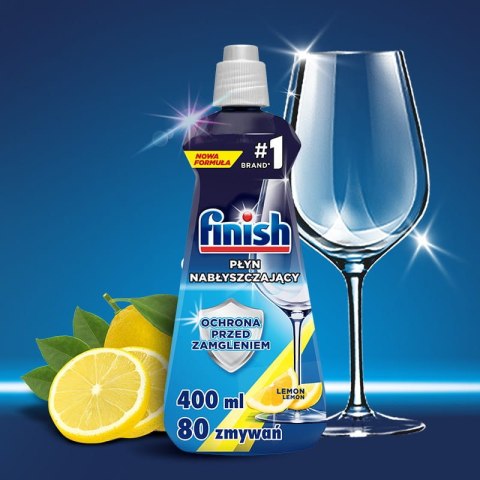 FINISH Płyn nabłyszczający Shine&Protect 400 ml cytrynowy FINISH Płyn nabłyszczający Shine&Protect 400 ml cytrynowy