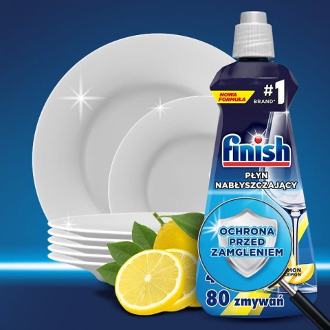 FINISH Płyn nabłyszczający Shine&Protect 400 ml cytrynowy FINISH Płyn nabłyszczający Shine&Protect 400 ml cytrynowy