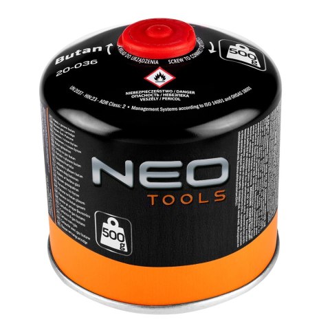 Nabój Z Gazem Butan 500g, Nakręcany Nabój Z Gazem Butan 500g, Nakręcany