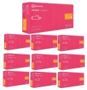 Rękawice Nitrylowe 100 szt. Nitrylex Magenta - 10 szt. (XL 9-10)