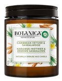 Botanica by Air Wick Karaibski Wetiwer & Drzewo Sandałowe/Caribbean Vetiver & Sandalwood 205g Świeczka