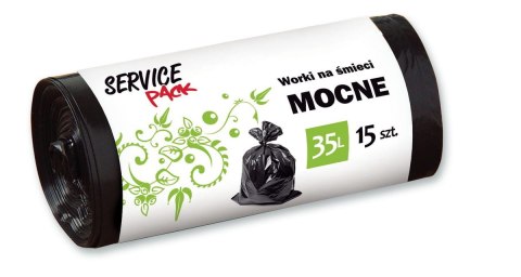 SP Worki na śmieci MOCNE LDPE 35L 15szt SP Worki na śmieci MOCNE LDPE 35L 15szt