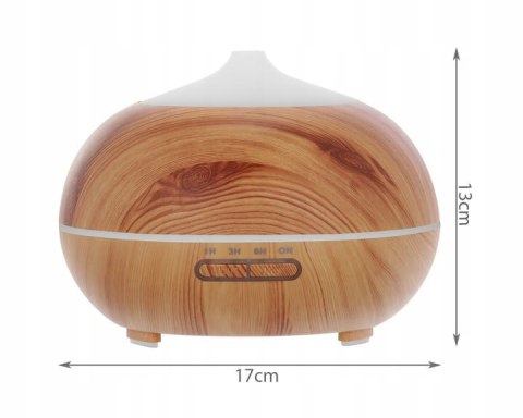 Dyfuzor zapachowy - nawilżacz 300ml LB - BEŻOWY Dyfuzor zapachowy - nawilżacz 300ml LB - BEŻOWY
